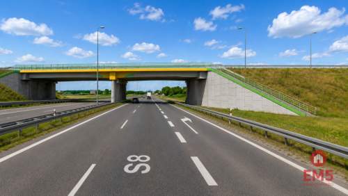 Działka inwestycyjna przy S8
