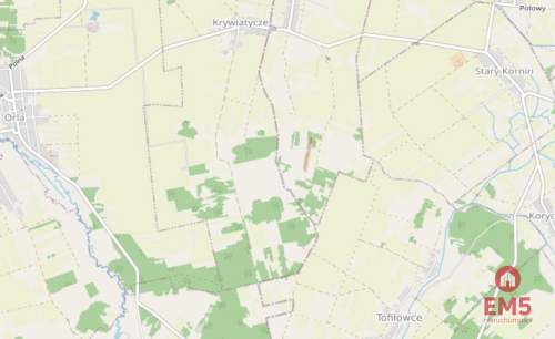 Działka rolna ok. 2 ha w gminie Czyże.