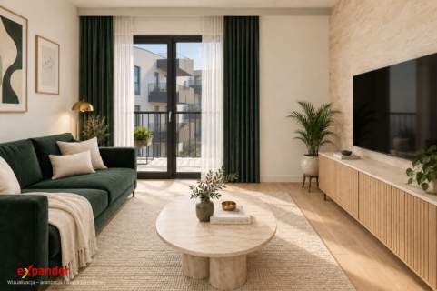 TOP LOKALIZACJA Ostatnie Piętro 2 Pokoje Balkon