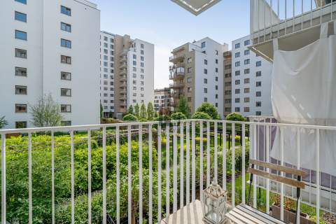 Moko Botanika Mokotów słoneczny salon balkon