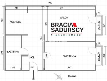 Elegancki apartament 64 m2 na Zabłociu
