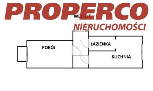 Mieszkanie 1pok. 32,20m2, ul.Sienkiewicza, Kielce