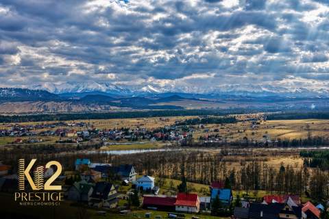DZIAŁKA Z WIDOKIEM NA TATRY I JEZIORO CZORSZTYŃSKIE