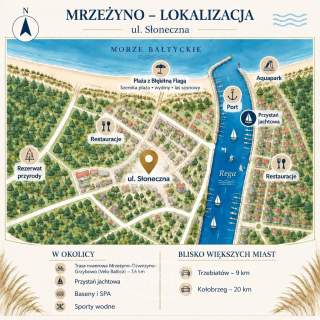 3pok/2- poziomy/2 tarasy/SPA/Mrzeżyno/nad morzem