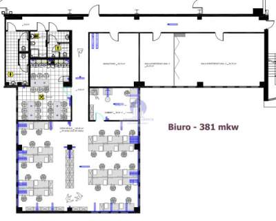 Warszawa Ursynów lokal biurowy 385 m2 do wynajęcia