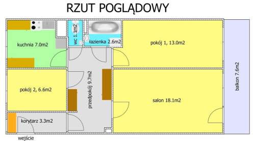 3 pok. rozkład Wrocław/Krzyki/Powst. Sląskich