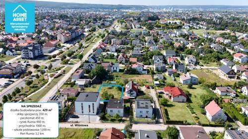 Działka z MPZP 429 m2 Rumia, ul. Wiśniowa