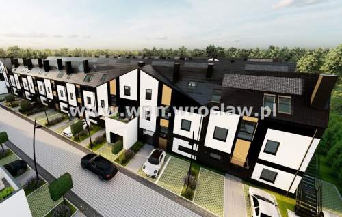 Nowy szereg 127m, garaż, ogród, pd Wrocławia
