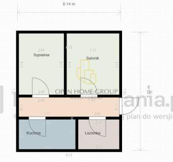 2-pokojowe mieszkanie z wielkim potencjałem 
