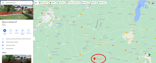 2 Domy, siedlisko 0,3170 ha, powiat Sieradzki, gm. Błaszki