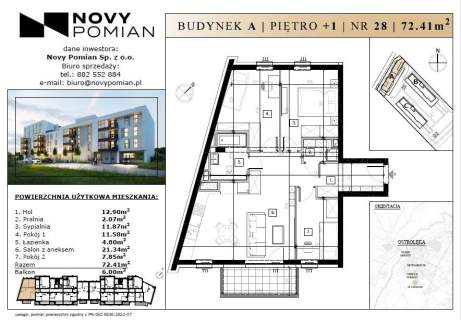 NOVY POMIAN - TYLKO 20% PŁATNOŚCI NA START RABAT