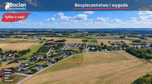 Płaska, słoneczna działka z dobrym dojazdem-Glincz