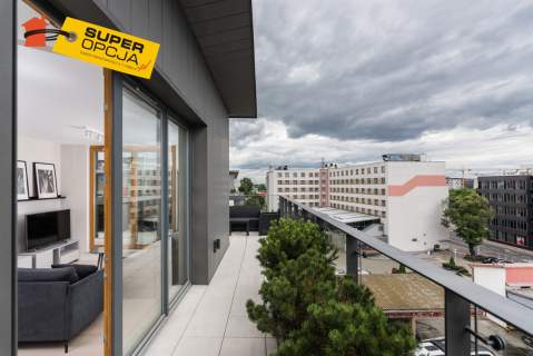 Apartament blisko Bulwarów Wiślanych z tarasami
