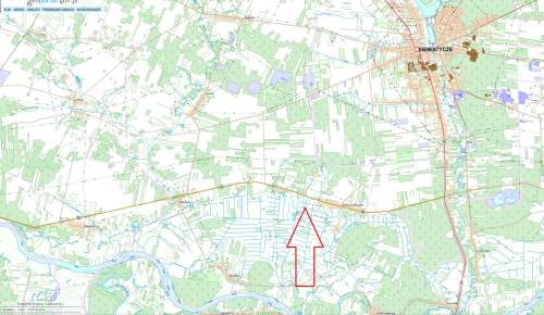 Słochy Annopolskie działka łąka 0,55 ha