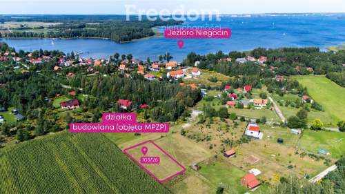 Działka 1224 m w Rydzewie 700 m od jeziora