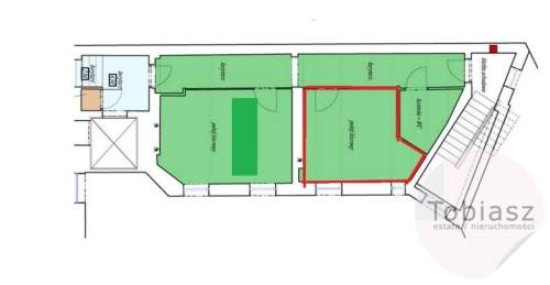 Pokój biurowy 22 m2 w ścisłym Centrum