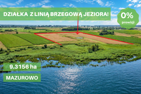 WYJĄTKOWA NIERUCHOMOŚĆ Z WŁASNĄ LINIĄ BRZEGOWĄ JEZIORA