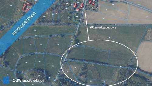 0,89 ha okolice jez. Marianowo, 45 min. Szczecin