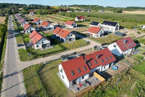 Nowoczesny bliźniak 118,9 m 5M Pompa ciepła
