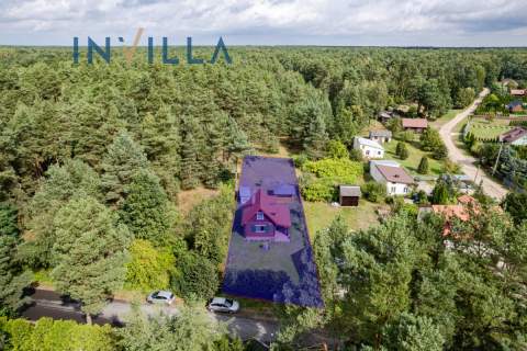 Dom z bala w otulinie lasu Łochów-Laski