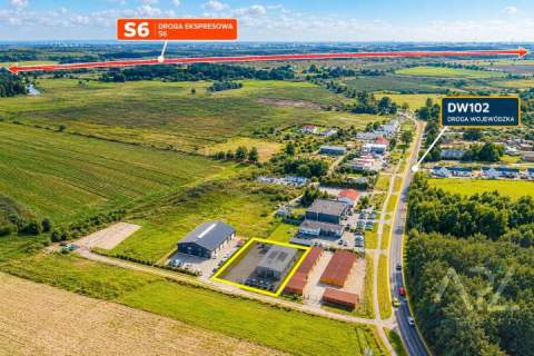 HALA 299 m2 DZIAŁKA 1740 M2 K/KOŁOBRZEGU