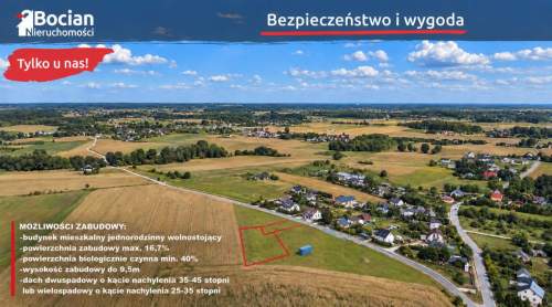 Płaska, słoneczna działka z dobrym dojazdem-Glincz