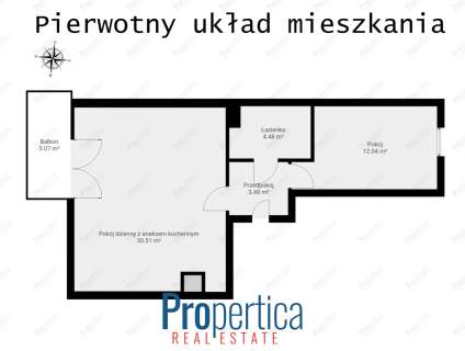 Bliska Wola 2-pokojowe mieszkanie z balkonem