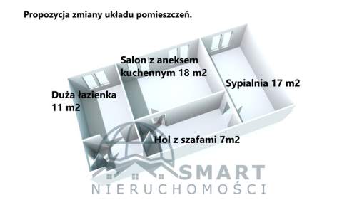 Wysokie M3 w Kamienicy przy Parku