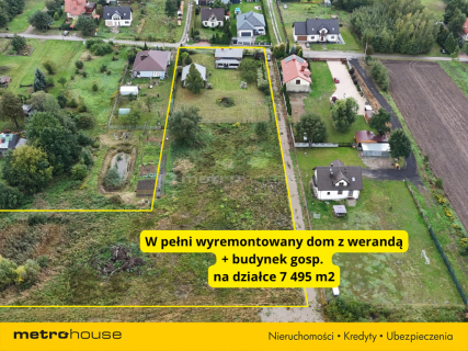 Posiadłość 7 495 m z wyremontowanym domem 