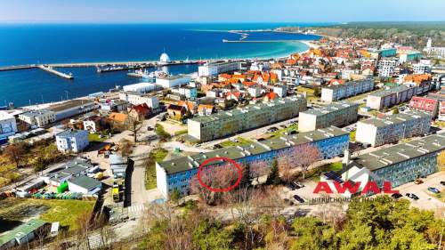 Hel 3-pokojowe mieszkanie 200 m od portu