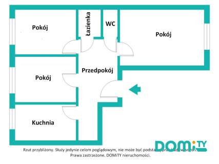 3 - pokoje pełen rozkład