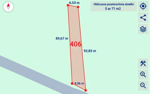 Działka na sprzedaż, 2408 m2, Cisie-Zagrudzie
