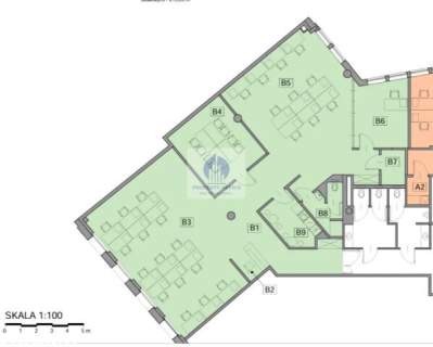 Śródmieście lokal biurowy 249m2 do wynajęcia