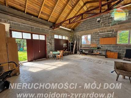 DUŻA DZIAŁKA 2186 m2 Z DOMEM I WARSZTATEM - ZBOISKA.