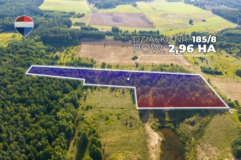 Działka leśna pow. 29.600 m , Bukowina Sycowska