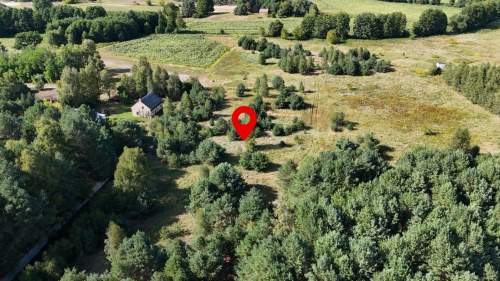 Działka w lesie 3006 m pozwolenie na budowę