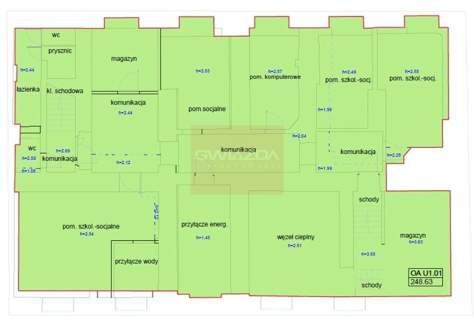 Nieruchomość komercyjna do wynajęcia, 1642 m2, Warszawa