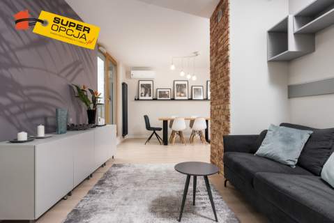 Apartament blisko Bulwarów Wiślanych z tarasami