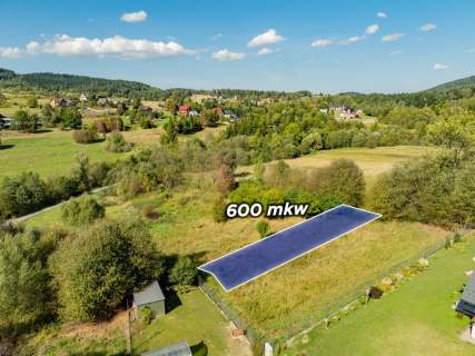 Działka budowlano-rolna 600 m   Kasina Wielka