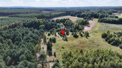 Działka w lesie 3006 m pozwolenie na budowę