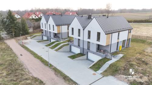 Nowoczesny bliźniak w zieleni Rączna k. Krakowa