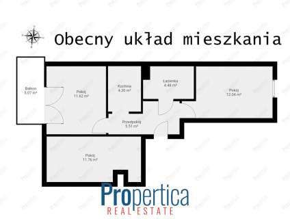 Bliska Wola 2-pokojowe mieszkanie z balkonem