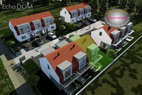 Dom szeregowy 64m2 ZIELONY ZAKĄTEK WRÓBLOWICE M3
