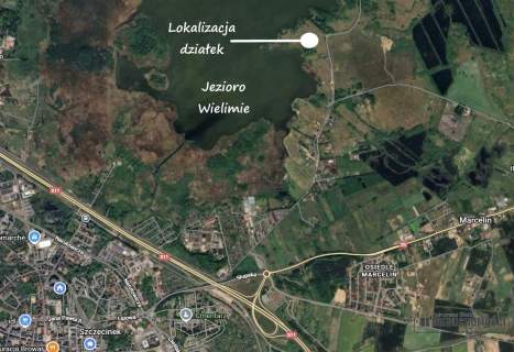 Wyjątkowe, uzbrojone działki nad jeziorem Wielimie