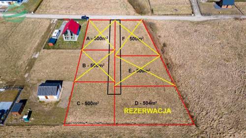 Działka budowlana 500m2 blisko morza i Jeziora Buk