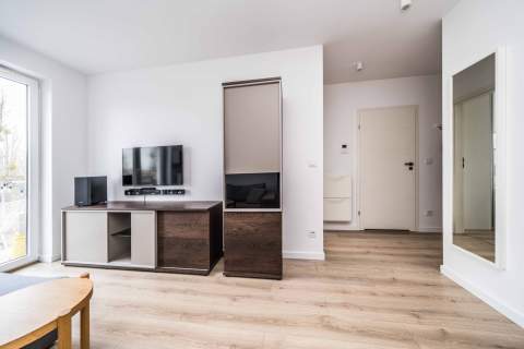 Urządzone 2 pokoje balkon Wilda