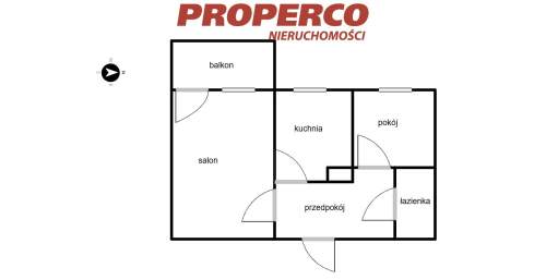 Mieszkanie 2pok, 45m2, ul.Raciborskiego,Ślichowice