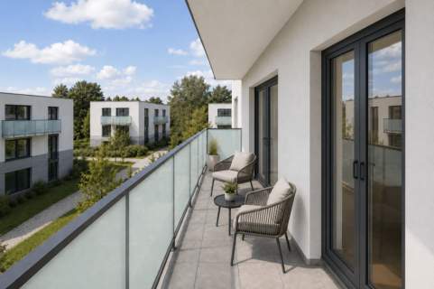 3 Pokoje Kampus Morasko UAM Kameralne Osiedle Balkon