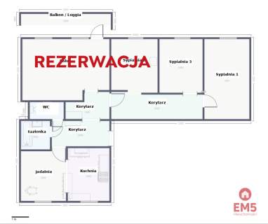4 pokojowe mieszkanie