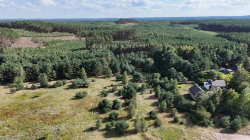 Działka w lesie 3006 m pozwolenie na budowę